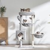 Heybly Cat Tree, 39.4 Inches Tower Condo with Scratching Post,
