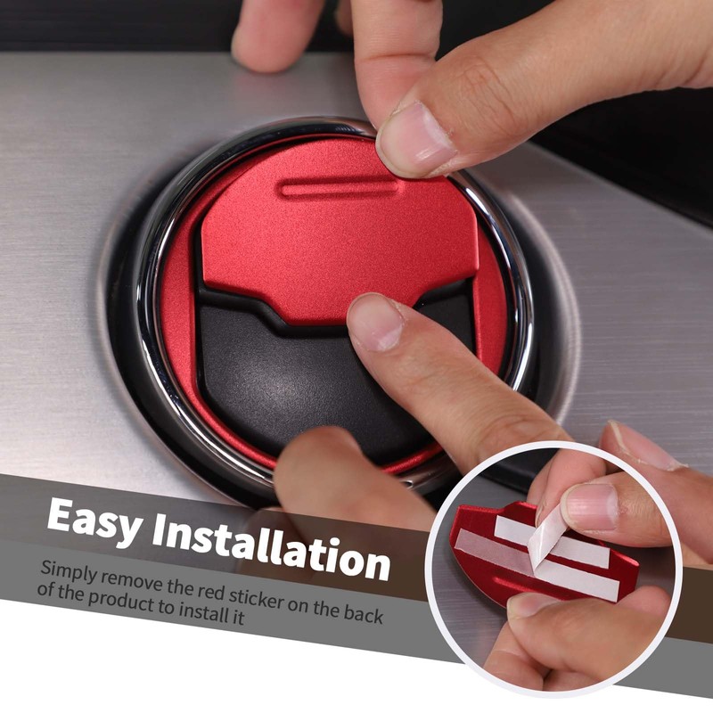 Jimen Compatible with Ford Mustang 2015-2023, 9PCS Center Console Dashboard