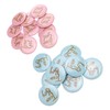 Gender Reveal Button Pin Boy Girl Button Pin English Pattern