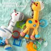 Baby Hanging Rattle Toy Soft Carseat Crinkle Squeaky Toy Stuffed