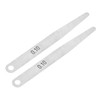 sourcing map Metric Thickness Feeler Gauge 0.1mm Stainless Steel Measuring