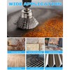 Rocaris 24 PCS Wire Wheel Brush for Drill , Carbon