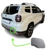 appRUN Rear Bumper Tow Bar Hook Cap Grey For DACIA