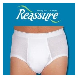Reassure Reusable Men's Briefs - Large (38" - 40" Waist) - 1 per Pack