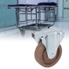Nylon Caster 4in Fixed Plate Caster Wheel Heat Resistant for
