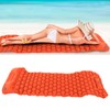 Camping Sleeping Pad Mat Foot Press Inflatable Cushion Mattress for