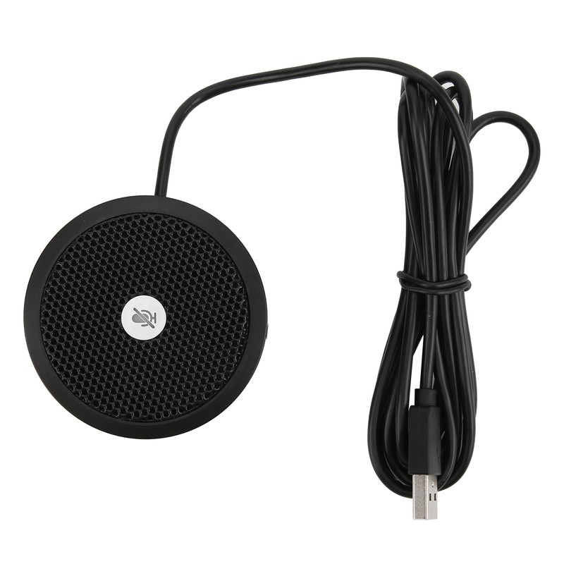 OmniDirectional Microphone Plug and Play USB Desktop Mic for Online