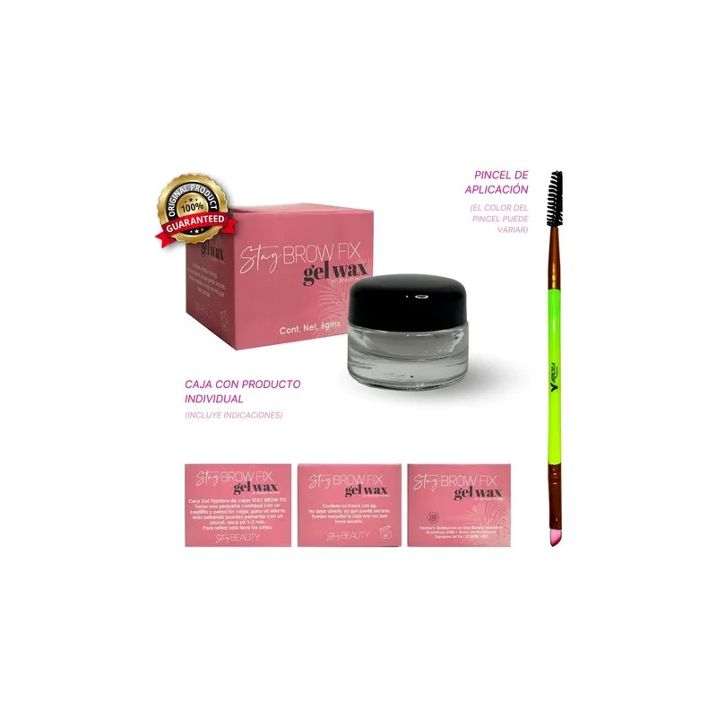 Fijador De Cejas Efecto Laminado Cera Gel Stay Brow Fix