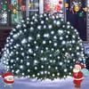 JMEXSUSS 360 LED Net Christmas Lights Outdoor Waterproof, Connectable 12ft