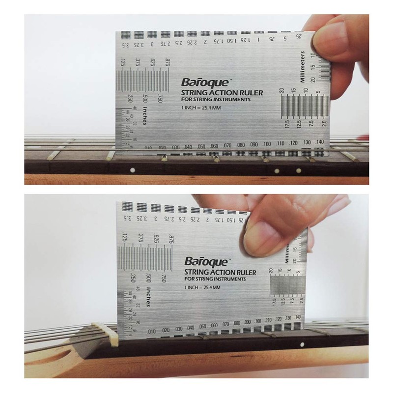 Double Sided Multi Function String Action Ruler Gauge Tool Both