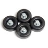 Cotterman 2 1/2" rubber pad ladder feet , package of