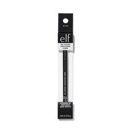 e.l.f. No Budge Precision Eyeliner, Long-Lasting, Creamy Eyeliner with Ultra Fine Tip for Precise Application, Vegan & Cruelty Free, Marshmallow, 0.05 g