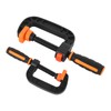 2Pcs C Clamp 2 Inch 3 Inch Adjustable Quick Release