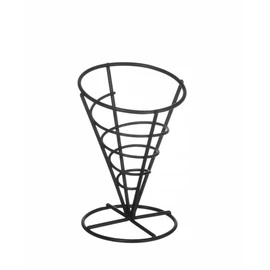 HENDI Chip Bag Holder, Chip Holder, Chip Basket, Snack Basket, Diameter 115 x (H) 172 mm, Matte Black