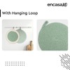 Encasa XO Round Trivet Mats for Hot Dishes with Hanging