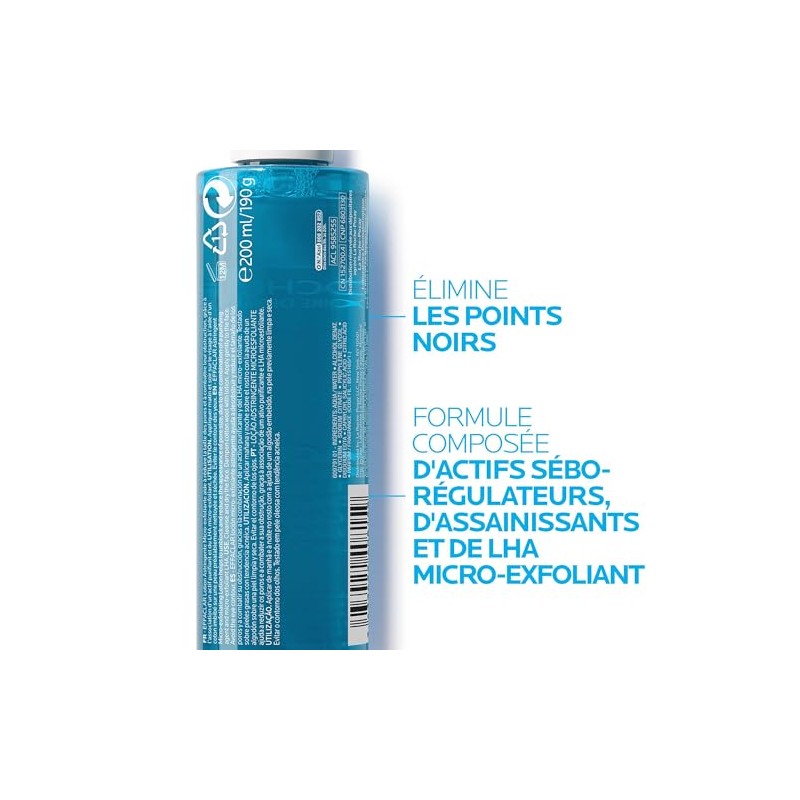 La Roche-Posay Effaclar Astringent Face Toner for Oily Skin, 6.76