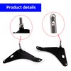 Melincars Hood Pin Kit for 2008-2016 Dodge Challenger, Black Steel