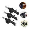 Mipcase 4PCS Hand Cranked BBQ Blower Portable Outdoor Air Fire