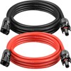 Solar Panel Extension Cable - 10AWG 5FT Solar Wire with