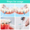 Wanmu 1440 Pieces Dual Purpose Toothpick, Dual-Use Interdental Brushes Soft