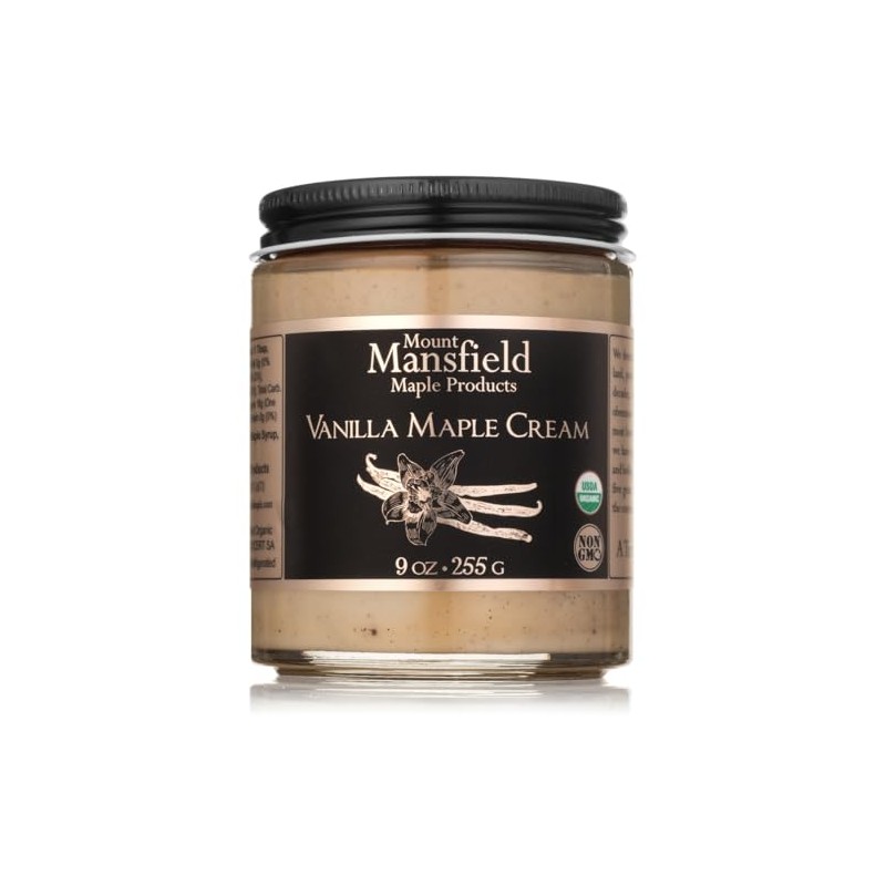 Mansfield Maple Organic Vanilla Infused Vermont Maple Cream