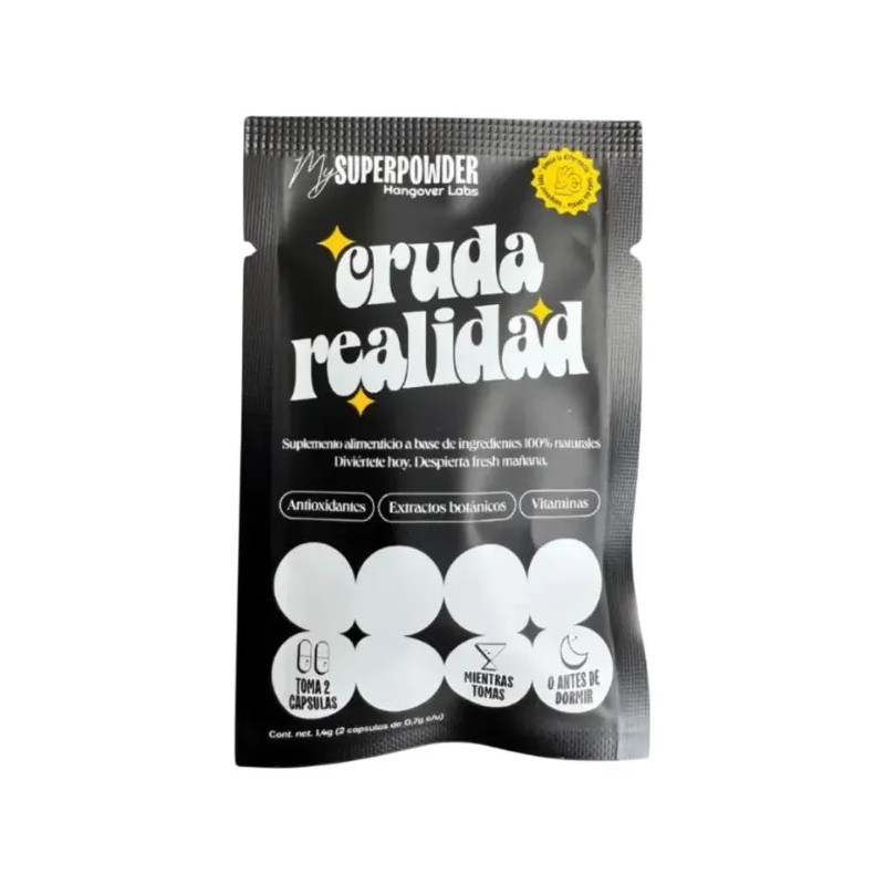 Cruda Realidad Suplemento Alimenticio 100 Natural