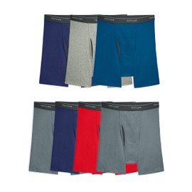 Fruit of the Loom Men's Coolzone Boxer Briefs, 7 Pack-Assorted Colors, Large