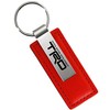 AU-TOMOTIVE GOLD Rectangular Leather Key Chain for Toyota TRD (Red)