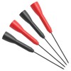 2Pcs 2mm Multimeter Test Leads with Copper Probes, 600V/10A Non-Destructive