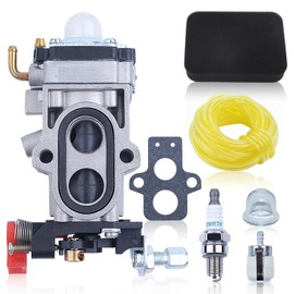 AUMEL 150BT WYA-44 Carburetor Tune UP Kit for Husqvarna 350BT 180BT 180BF Red Max EBZ8000 EBZ8050 EBZ8001 Leaf Blower Parts Replace 505183101 521631601 WYA-44-1 Carb
