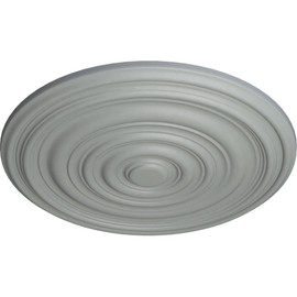 Ekena Millwork CM13CA 12 5/8"Od X 1"P Carton Ceiling Medallion (For Canopies up to 2 5/8"), White