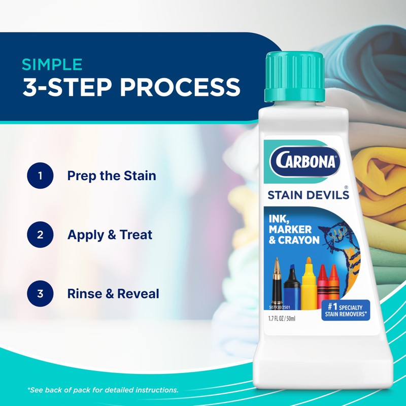 Carbona Stain Devils® #3 | Ink, Marker & Crayon |