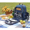 Sunflora Picnic Backpack for 4 Person Set Pack with Insulated