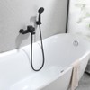 HONYI Bathtub Faucet with Sprayer, Tub Spout with Diverter Bathroom