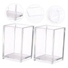 Operitacx 2pcs Box Acrylic Storage Clear Makeup Brush Organizer Clear