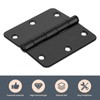 SORGMACH Door Hinges 3 1/2 Inch Matte Black 3.5 Inch