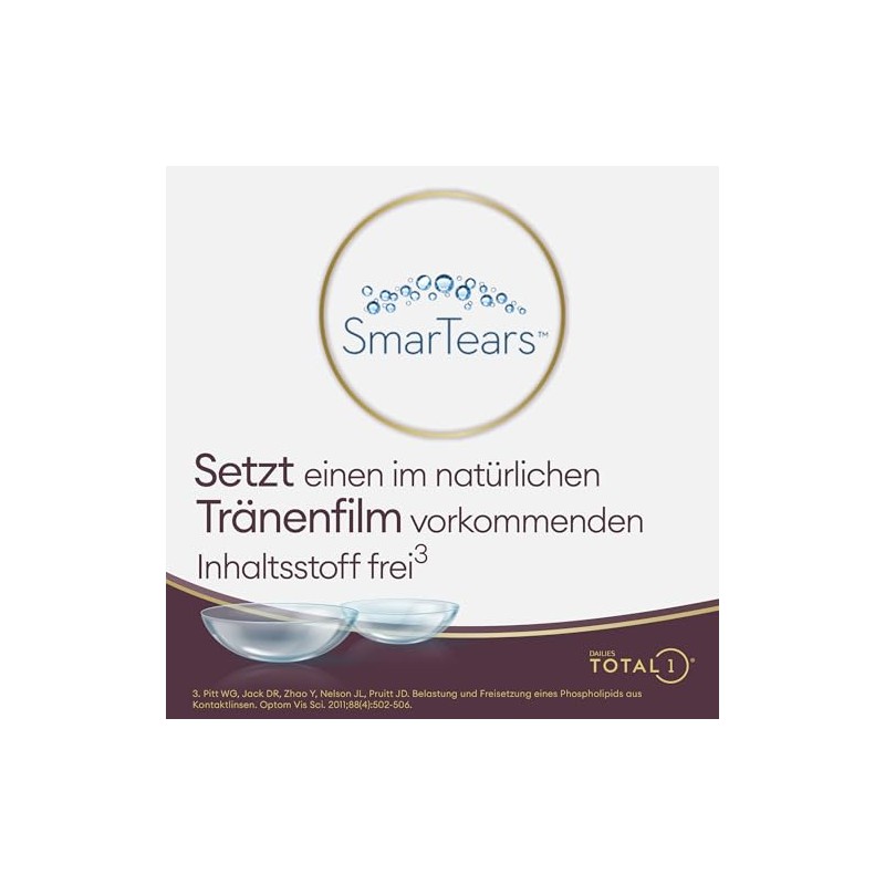 Dailies Total 1 Tageslinsen weich | 30 Stück | BC