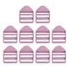 SUIKIHUM 10 Pack Plastic Ladder Slider, 1 Inch(25mm) Backpack Buckle