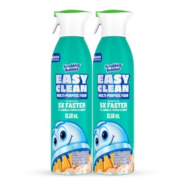 Scrubbing Bubbles Easy Clean Foaming Multipurpose Bathroom Cleaner, Continuous Spray Bottle, Fast Acting Foam, 13.58 Ounce (Pack of 2)