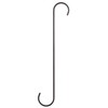 Wake Industry Kabette Wall Storage S-Shaped Hook, Black, 11.8 inches