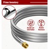 CALPOSE 12FT High Pressure Propane Regulator with Hose, 0-30PSI Adjustable
