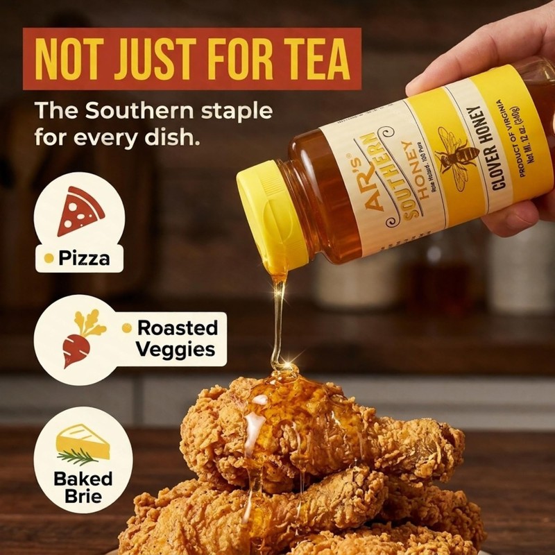 AR’s Southern Honey, Clover - Classic, Naturally Sweet All-Purpose Premium