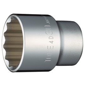 TONE Socket (12 Angles) 4D-30 Insertion Angle 1/2 inch (12.7 mm) Double Side Width 1.2 inches (30 mm)