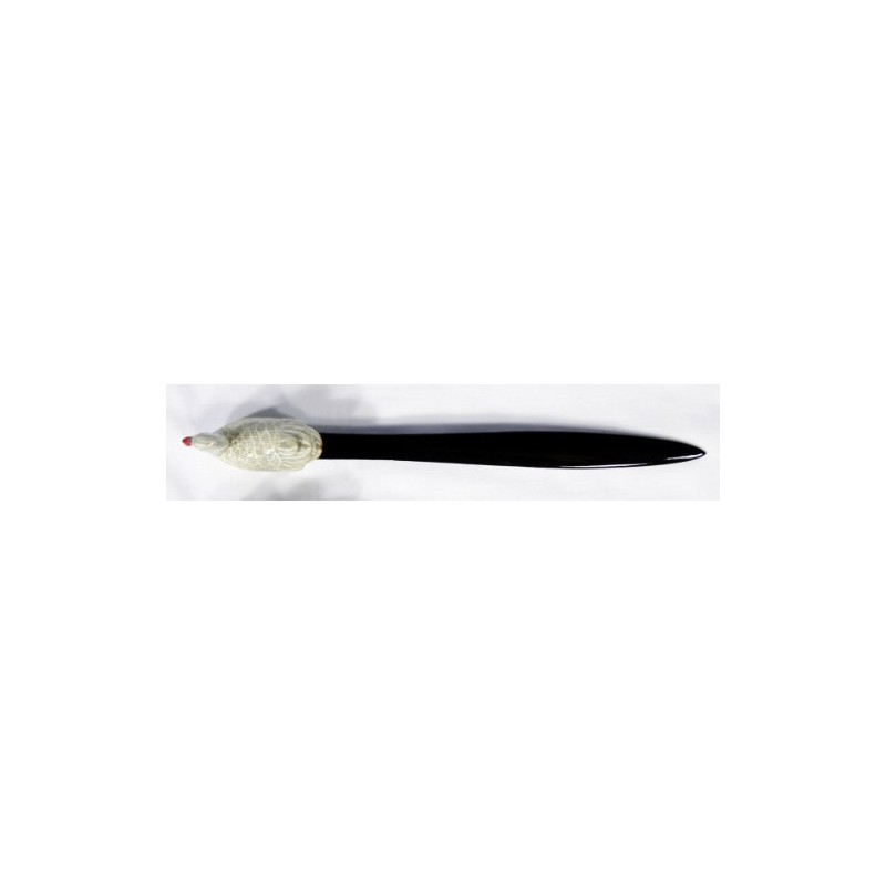 LX Hand Painted White Swan Bird Letter Opener