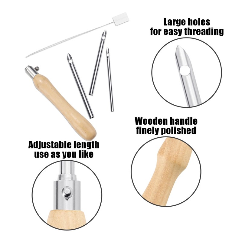 1 Set of Embroidery Punch Needle Set, Portable Punch Needle,