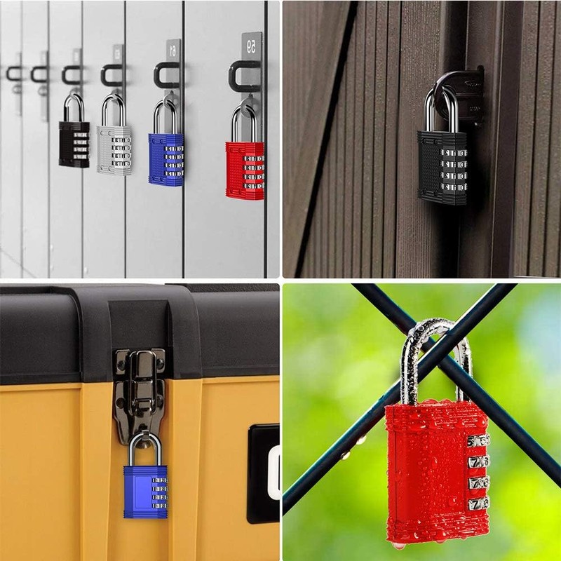 ZHEGE Locker Padlocks, Combination Padlock for Gym, Outdoor Padlocks with