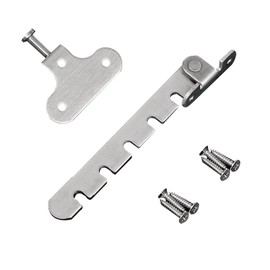Ksvaye Stainless Steel Window Lock for Tilting Window Tilt Regulator Window Stopper Metal Tilting Window Protection Slate Protection Window Latch for Adjusting the Window Opening