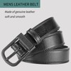 Gleecosy Nickel and Metal Free Hypoallergenic Leather Tsa Approved Belt