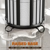 Bunoxea Toilet Paper Holder Stand, Freestanding Toilet Tissue Organizer, Minimalistic