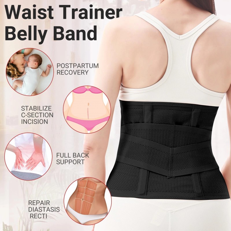 Postpartum Belly Band Wrap: Abdominal Binder Post Surgery Postpartum Belly